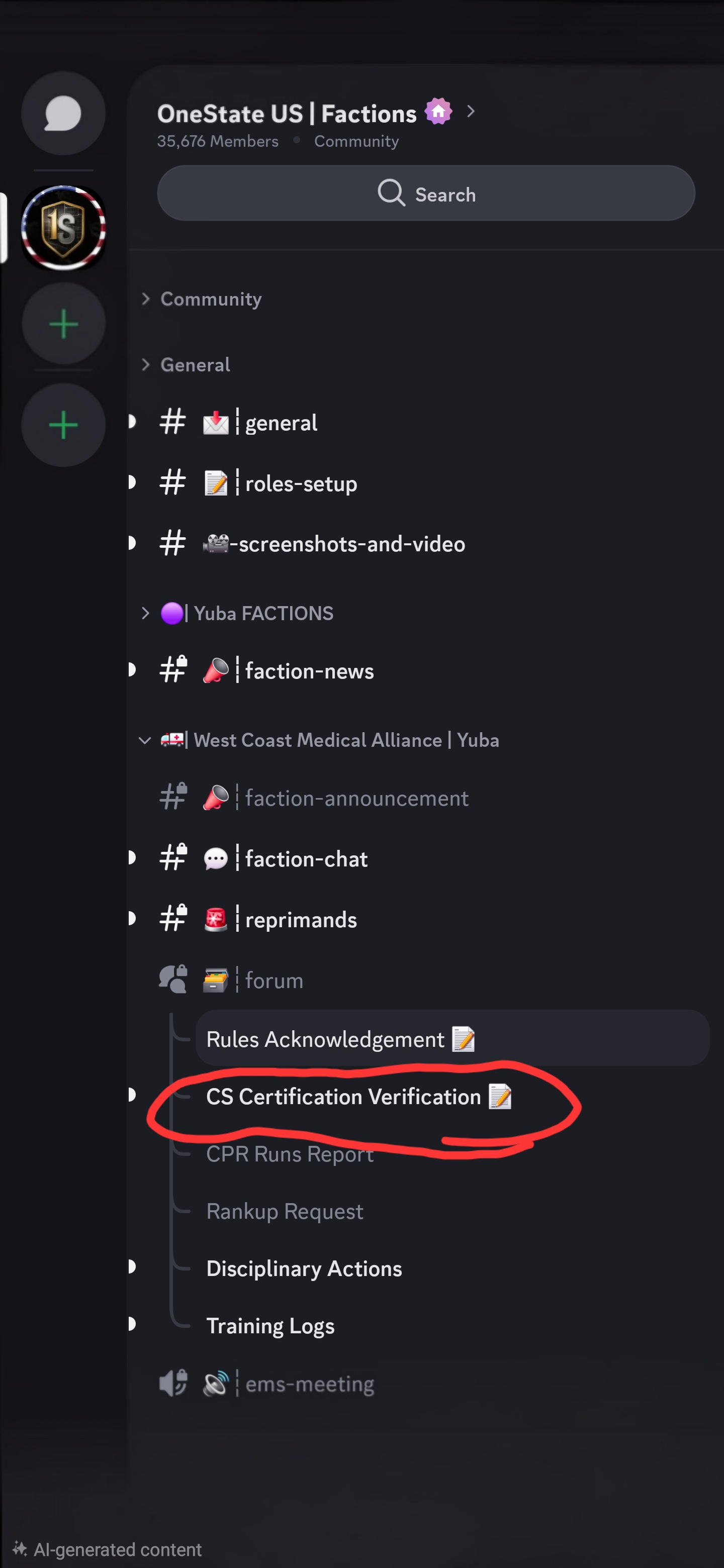 roles setup example